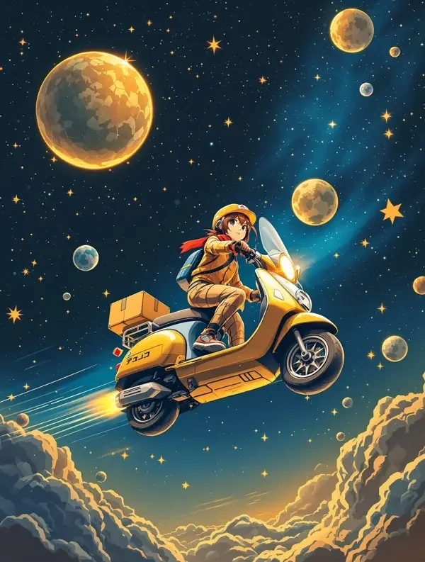 星际快递员漫画封面